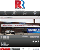 Tablet Screenshot of capitalcertifiedcollision.com